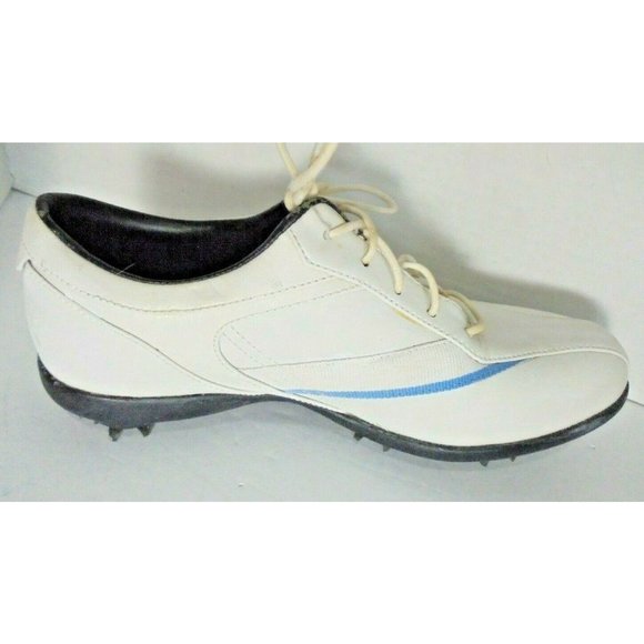 Callaway Golf Women's size 6 Sport Shoes W459-52 Leather White rhinestones - Picture 3 of 9